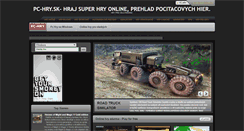 Desktop Screenshot of games-simulations.pc-hry.sk